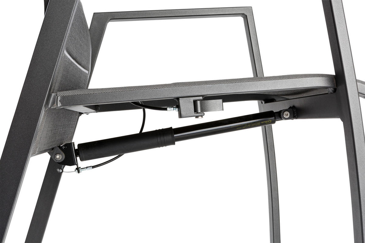 VRTNA STOLICA  antracit, tamno siva  metal, tekstil      - tamno siva/antracit, Konvencionalno, metal/tekstil (56/110/65cm) - Amatio