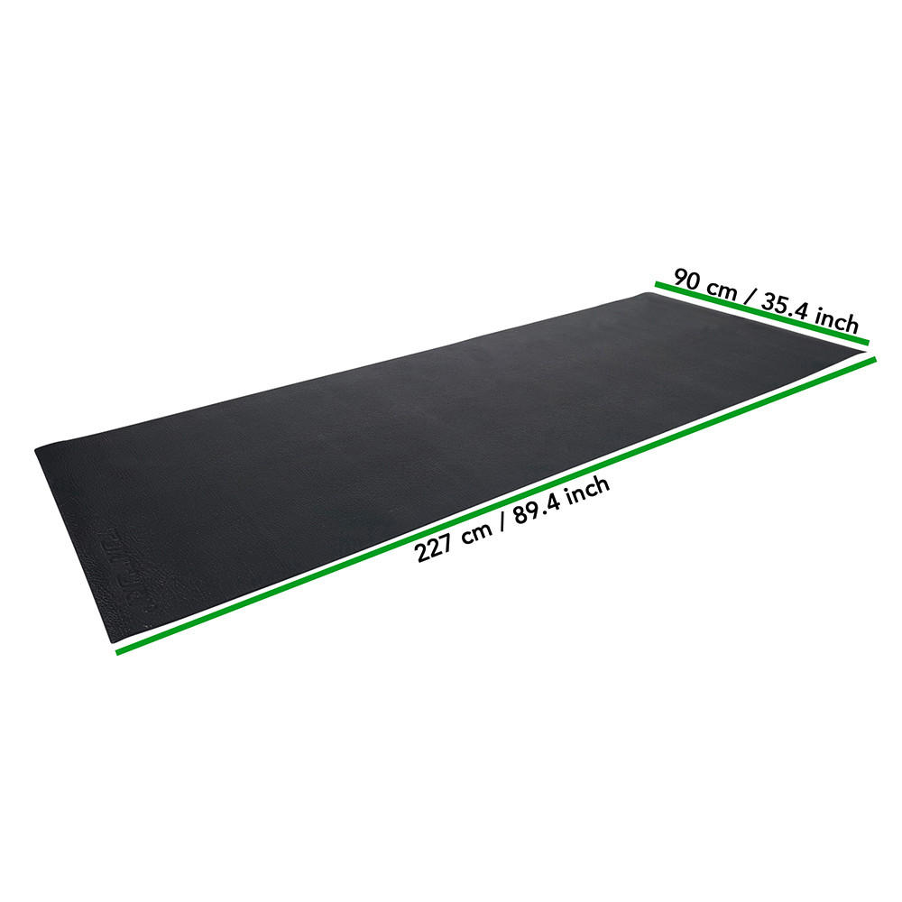 BODENSCHUTZMATTE  - Schwarz, KONVENTIONELL, Kunststoff (227/90/0,4cm)
