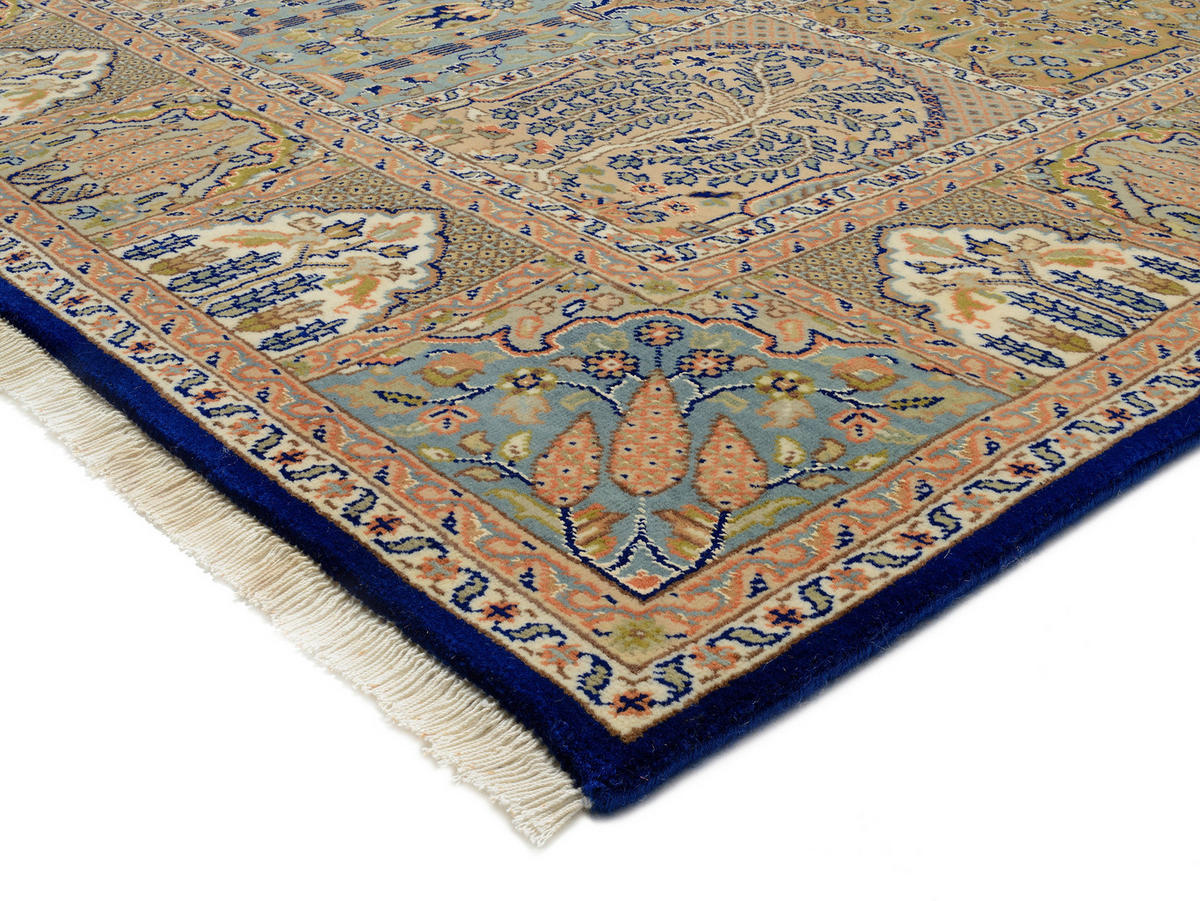 TEPPICH 200/300 cm Blau, Braun  - Blau/Braun, Design, Textil (200/300cm) - Cazaris