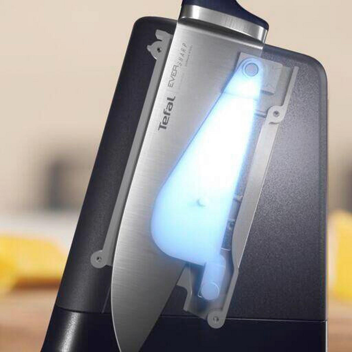 BLOK NA NOŽE  6dílné - tmavě modrá, Konvenční, kov/plast - Tefal