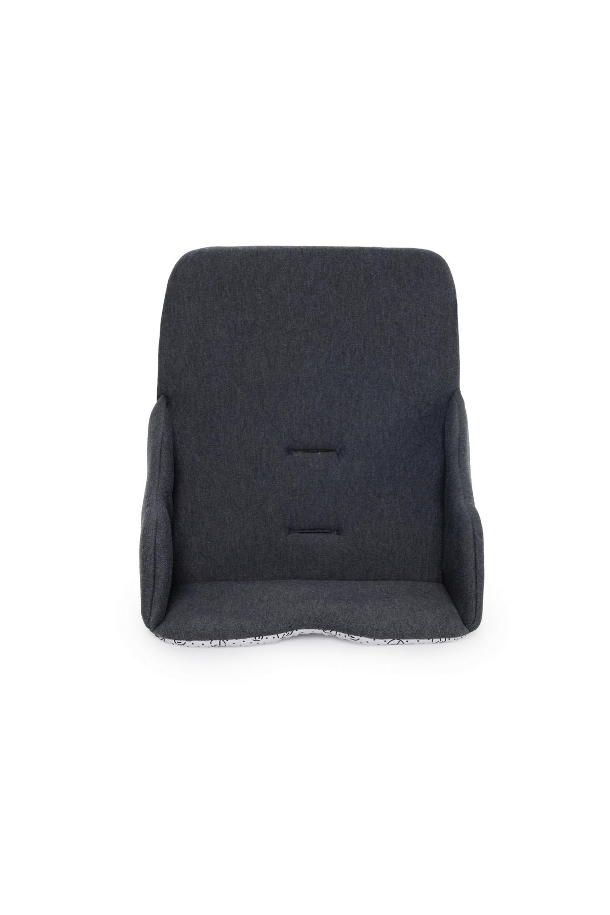 BLAZINA ZA STOL ZA HRANJENJE - antracit, Basics, tekstil (31/28/2cm) - Jimmylee