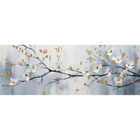 ALUMINIUMBILD Blumen  - Multicolor, Basics, Metall (140/50/2cm) - Euroart