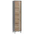 HOCHSCHRANK 40,5/179,5/33,5 cm - Eichefarben/Silberfarben, Design, Holzwerkstoff/Metall (40,5/179,5/33,5cm) - Stylife HOCHSCHRANK 40,5/179,5/33,5 cm - Eichefarben/Silberfarben, Design, Holzwerkstoff/Metall (40,5/179,5/33,5cm) - Stylife