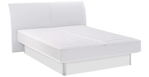 Wasserbett inkl. Montage - Weiß, MODERN, Holzwerkstoff/Textil (180/220cm) - Novel