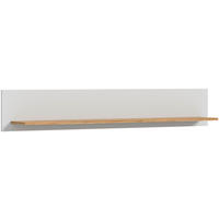 STENSKA POLICA - siva/barve hrasta, Design, leseni material (150/25/22cm) - MID.YOU
