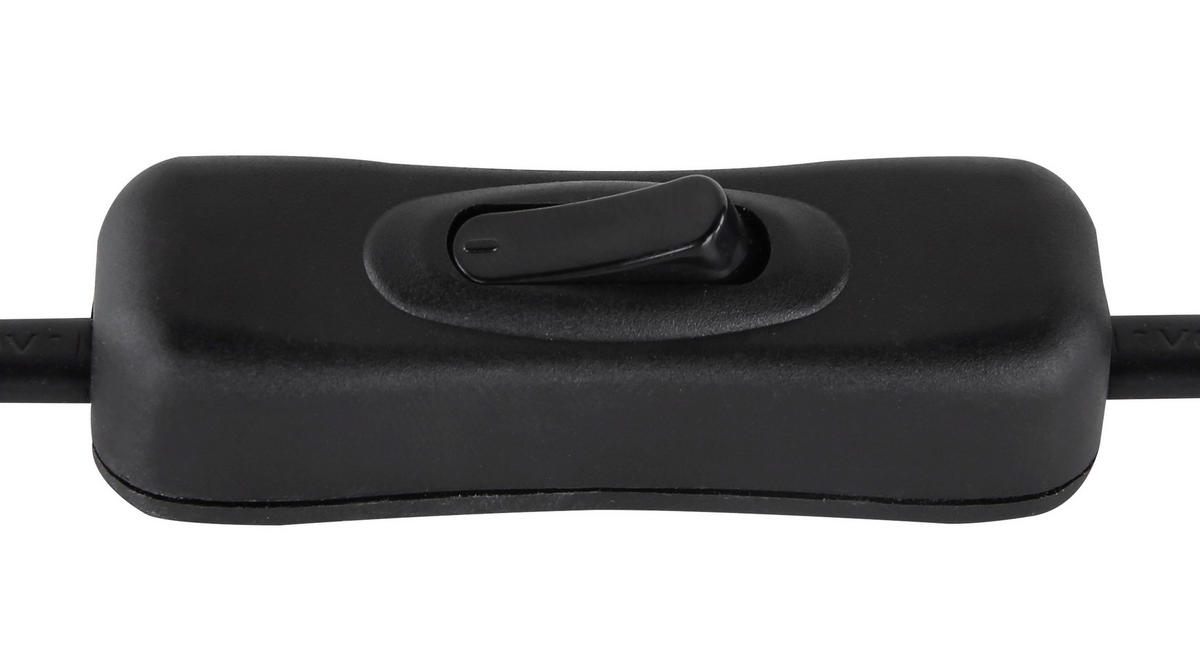 TISCHLEUCHTE Blacky I 18,5/45 cm   - Messingfarben, Design, Glas/Metall (18,5/45cm) - Globo