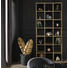 REGAL in 78/180/24 cm Schwarz, Goldfarben - Goldfarben/Schwarz, Trend, Holz/Metall (78/180/24cm) - Lomoco REGAL in 78/180/24 cm Schwarz, Goldfarben - Goldfarben/Schwarz, Trend, Holz/Metall (78/180/24cm) - Lomoco