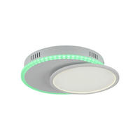 LED-Deckenleuchte Arenda 45/33/7,5 cm   - Weiß, Design, Kunststoff/Metall (45/33/7,5cm)