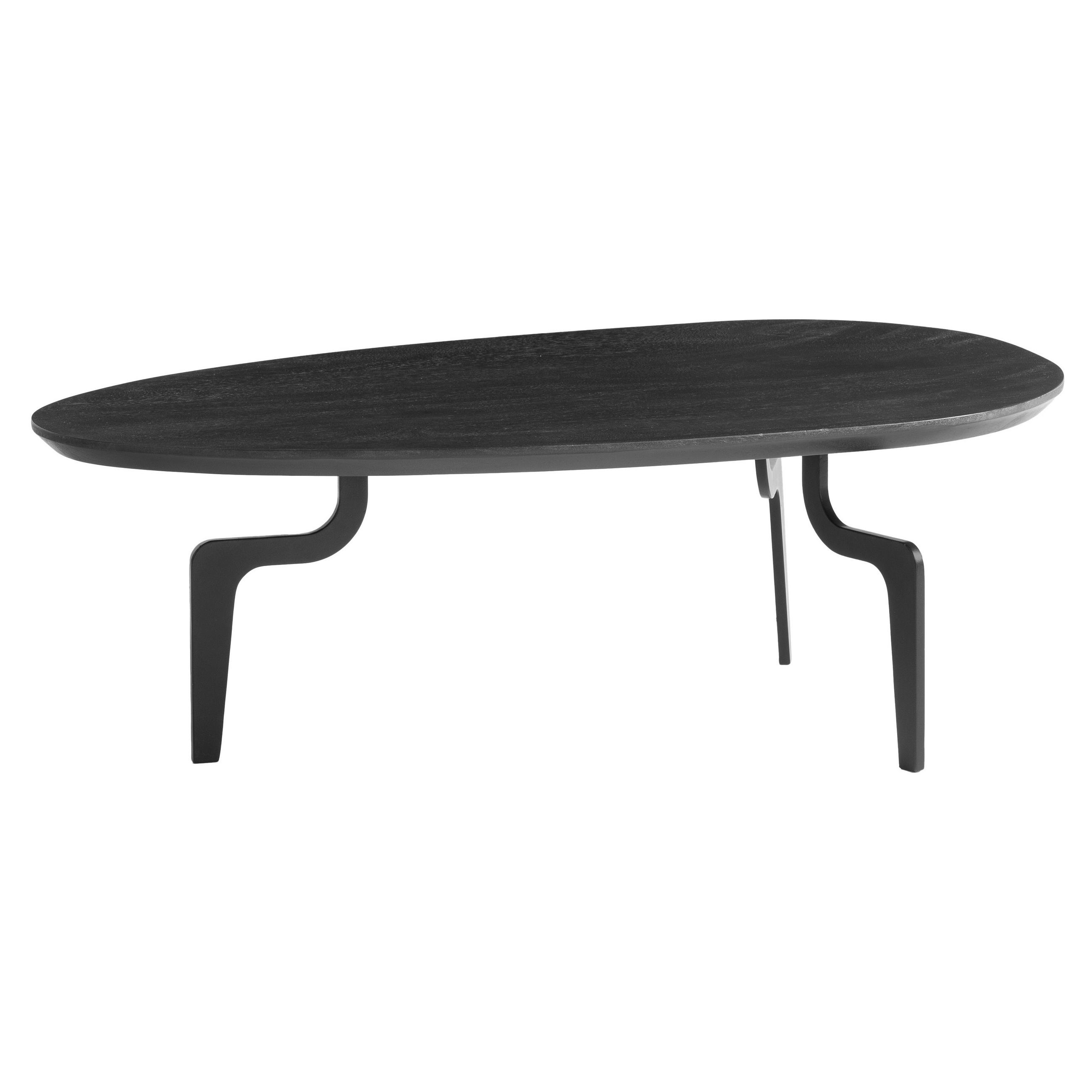 SOFFBORD i trä 86/50/30 cm  - svart, Design, metall/trä (86/50/30cm) - Livetastic