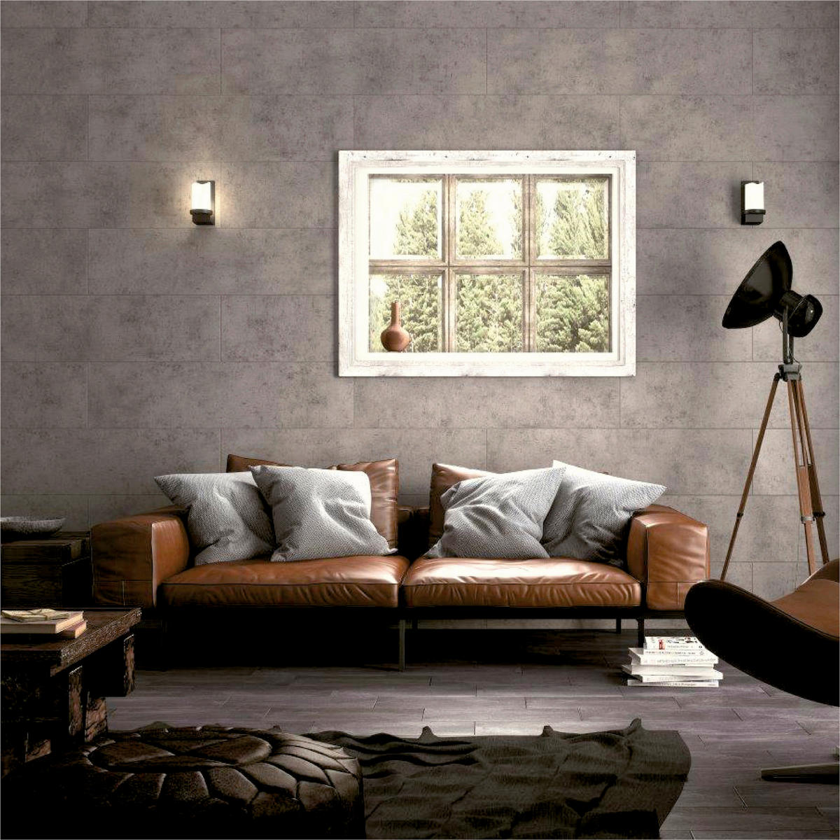 WANDPANEEL Baridecor Aqua Hellgrau  - Hellgrau, Design, Kunststoff (120/30/0,4cm)
