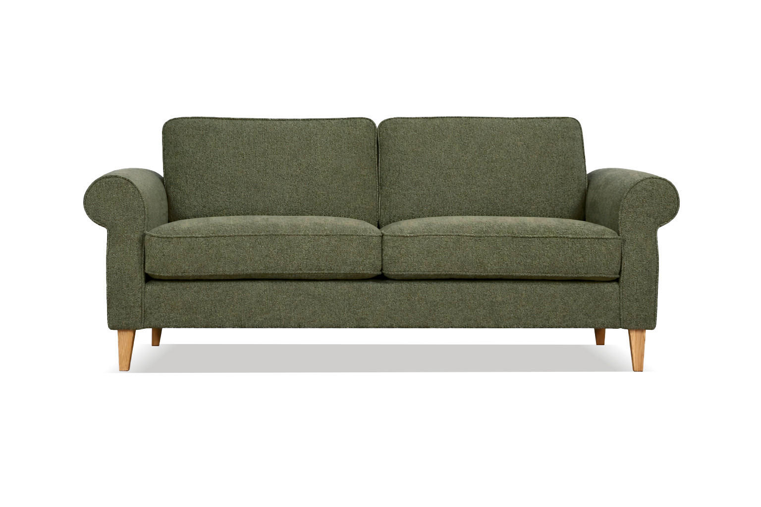 2-SITZER-SOFA NAOMI in Grün  - Grün, Design, Textil (194/82/91cm) - Livetastic