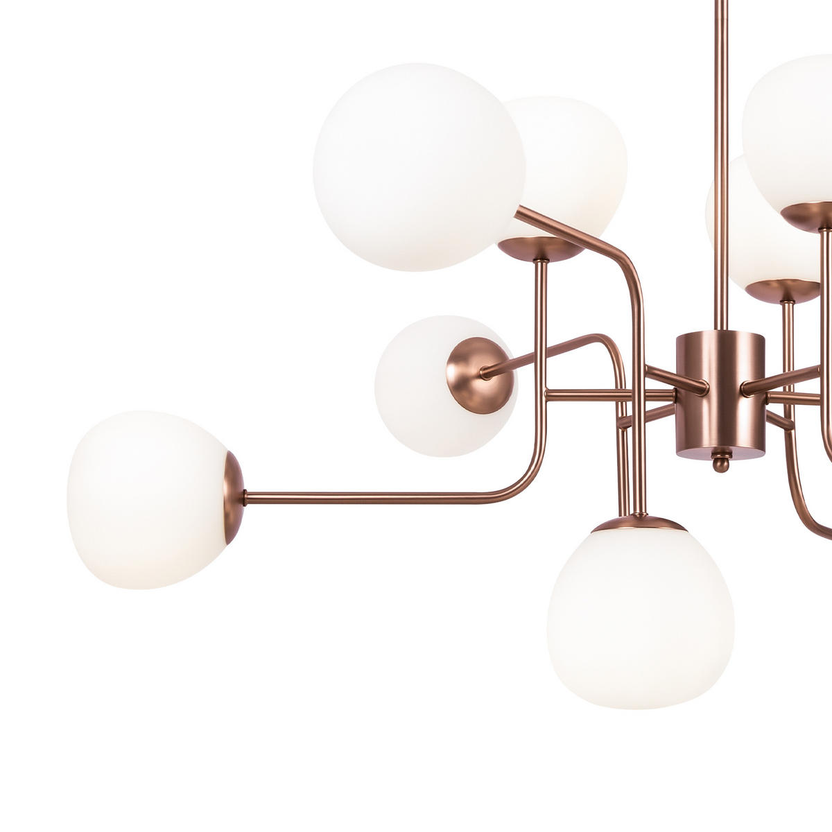 KRONLEUCHTER 110/42,7/50 cm  - Messingfarben, Trend, Glas/Metall (110/42,7/50cm) - MAYTONI