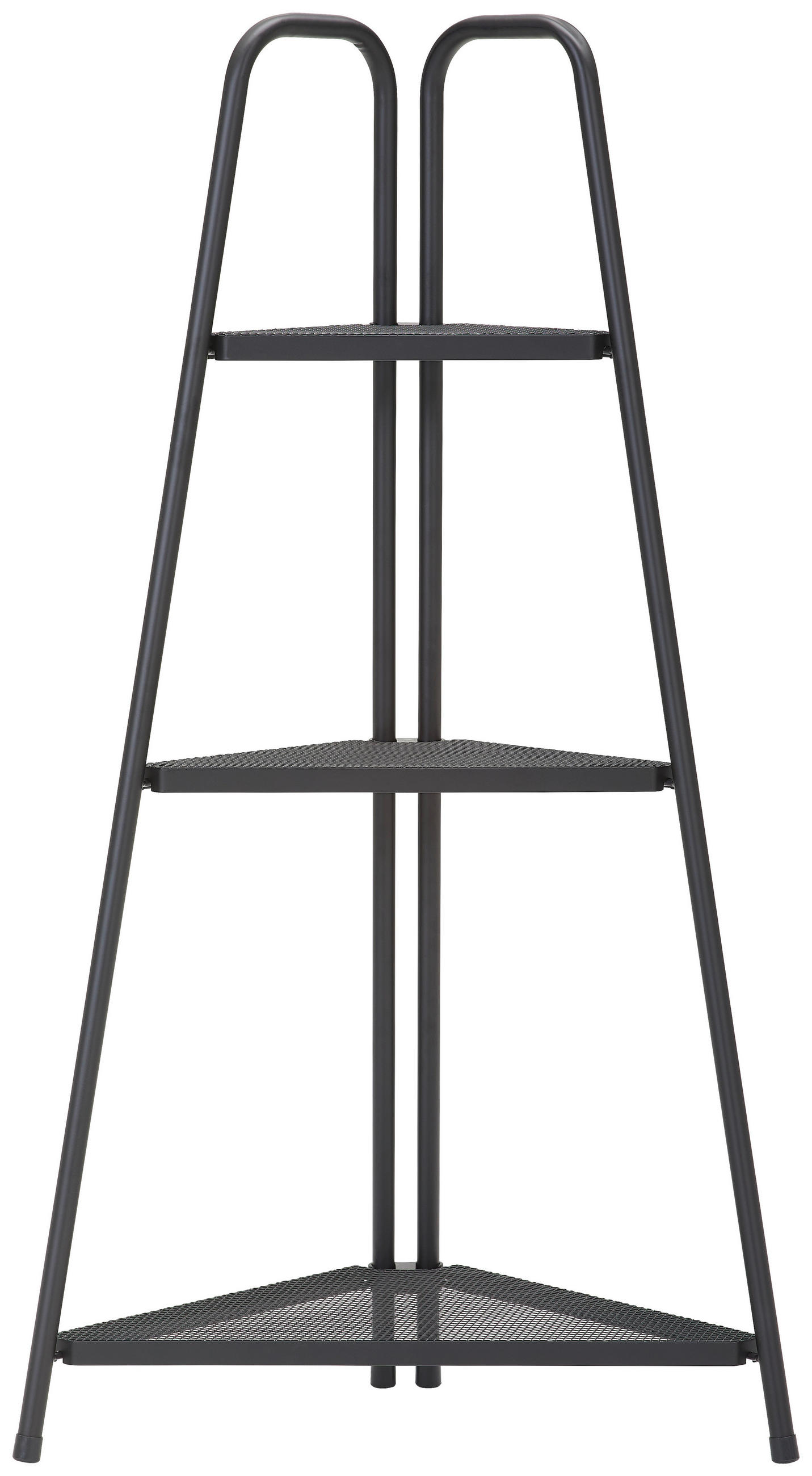 SAROKPOLC 62/114/40 cm fekete  - fekete, Trend, fém (62/114/40cm) - Landscape