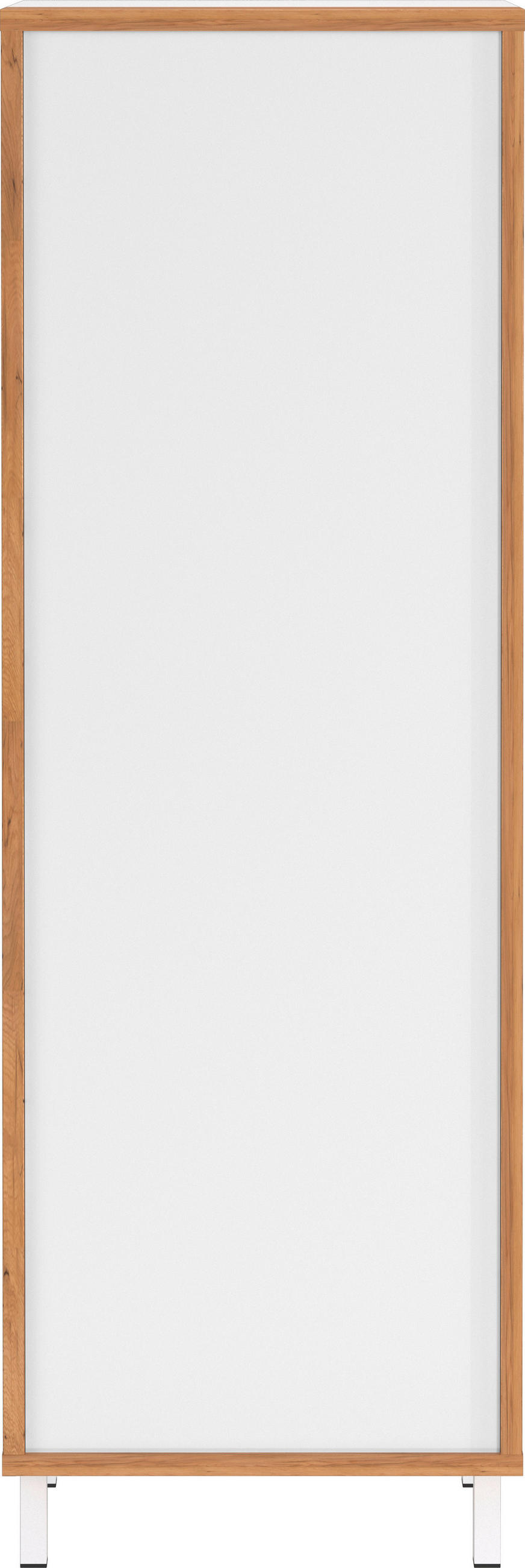 MIDISCHRANK 39/120/35 cm  - Eichefarben/Weiß, MODERN, Holzwerkstoff/Metall (39/120/35cm) - Germania