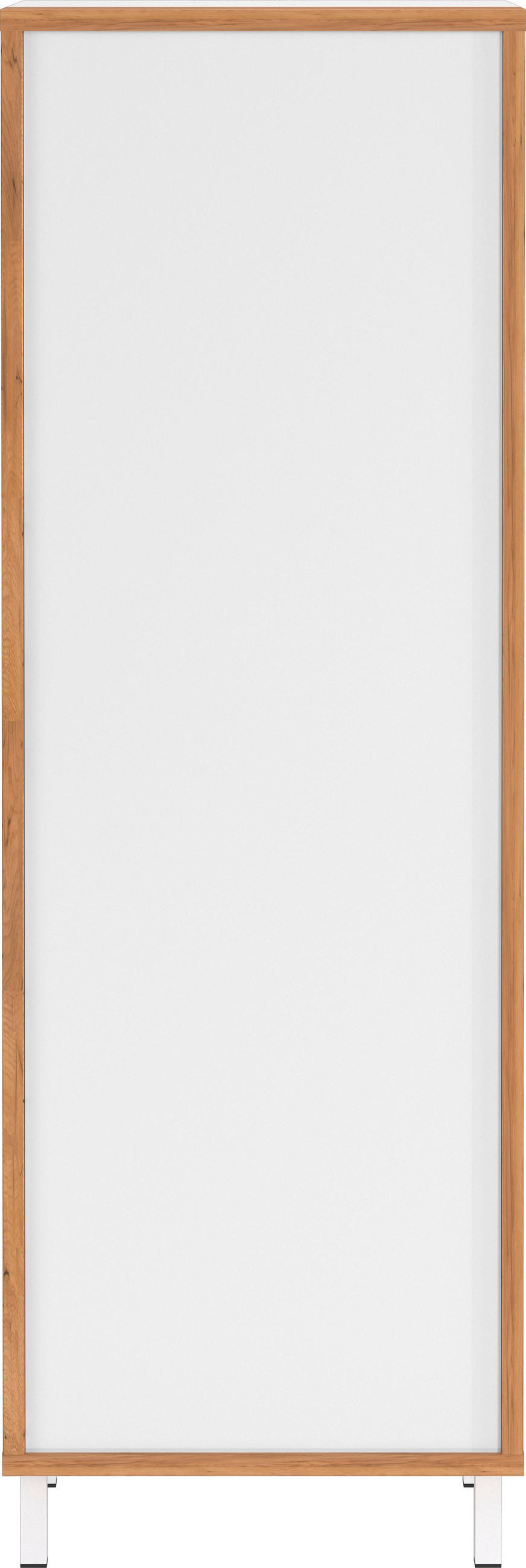 MIDISCHRANK 39/120/35 cm  - Eichefarben/Weiß, MODERN, Holzwerkstoff/Metall (39/120/35cm) - Germania