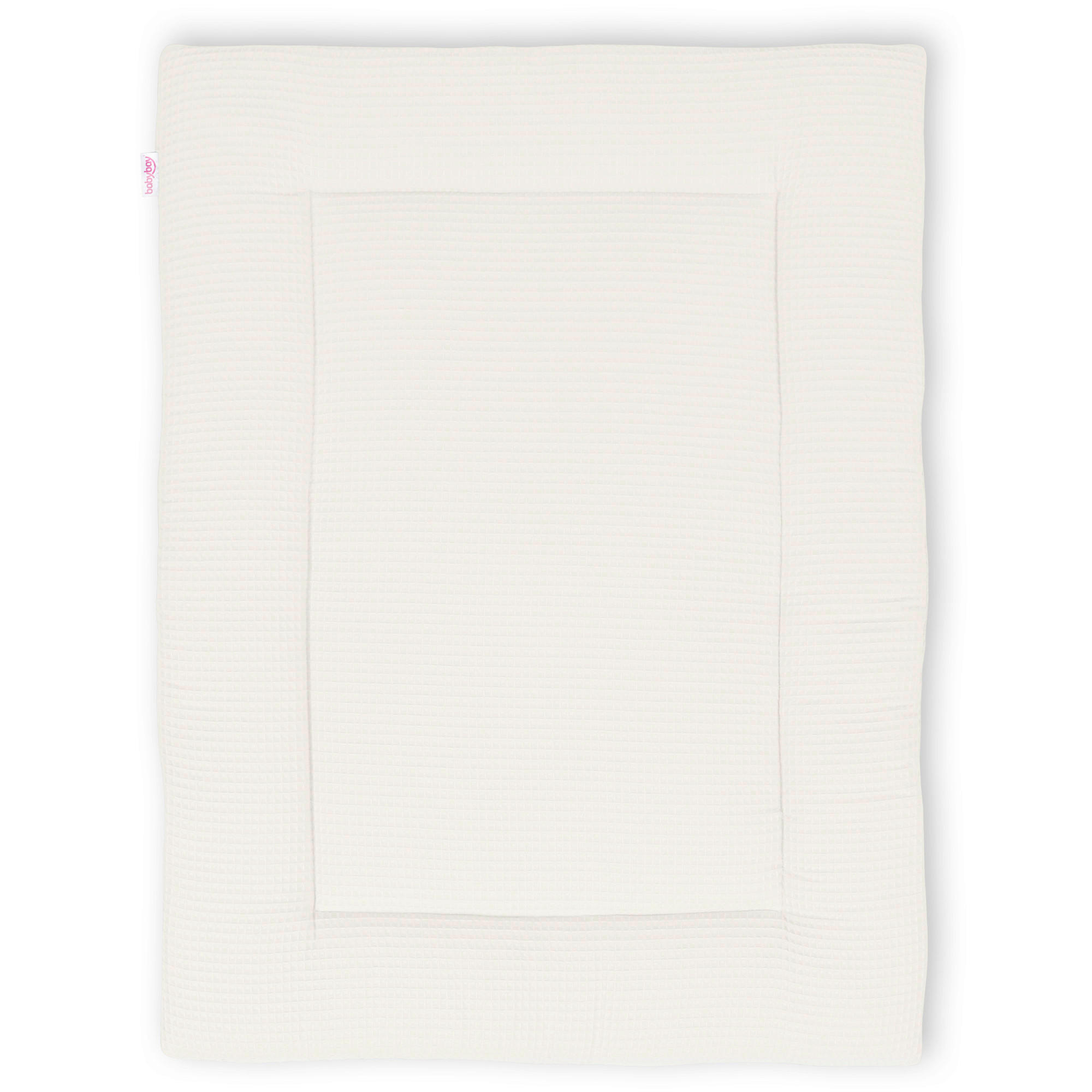 Babybay Krabbeldecke Creme 75x100 cm