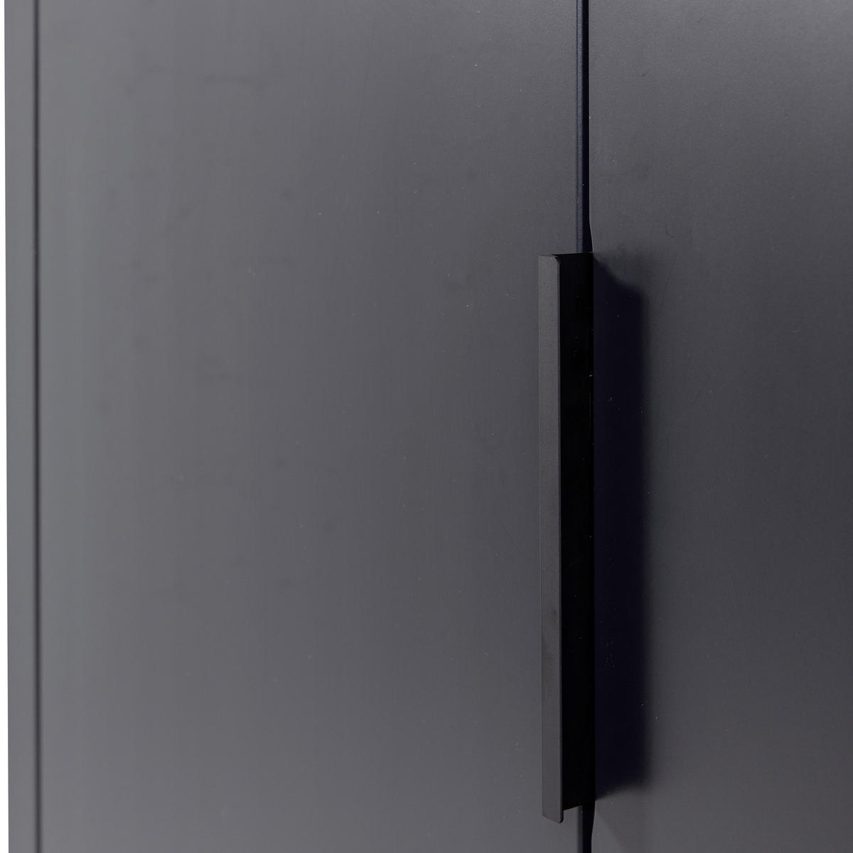 SCHUHSCHRANK Gunnar  in 85/135/39 cm  - Schwarz, Design, Holz/Metall (85/135/39cm) - Livetastic