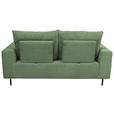 BIGSOFA  in Cord Salbeigrün  - Salbeigrün/Schwarz, KONVENTIONELL, Textil/Metall (246/100/116cm) - Carryhome