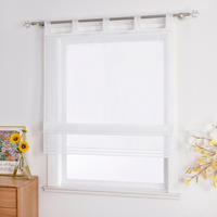 RAFFROLLO  transparent  45/155 cm    - Weiß Hochglanz, Basics, Textil (45/155cm)