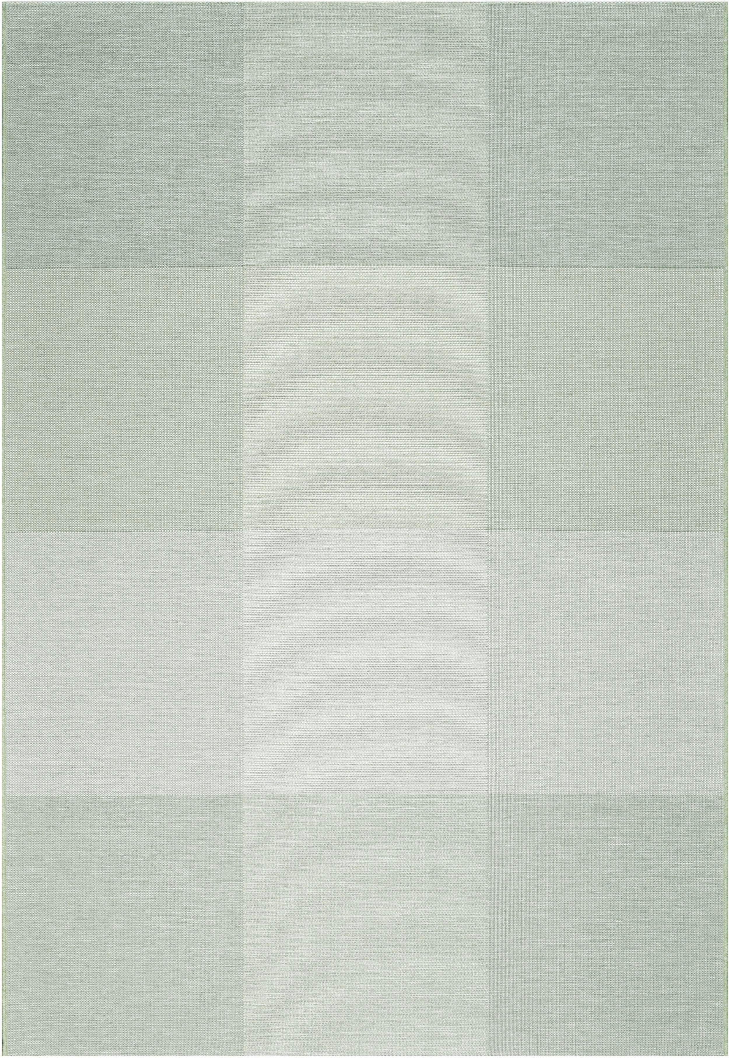 FLACHWEBETEPPICH  160/230 cm  Grün, Weiß, Hellgrün   - Weiß/Hellgrün, KONVENTIONELL, Textil (160/230cm) - Novel