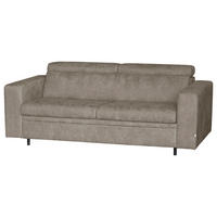 KANAPÉÁGY iszapszínű  - fekete/iszapszínű, Konventionell, műanyag/textil (206/82-100/101cm) - Venda