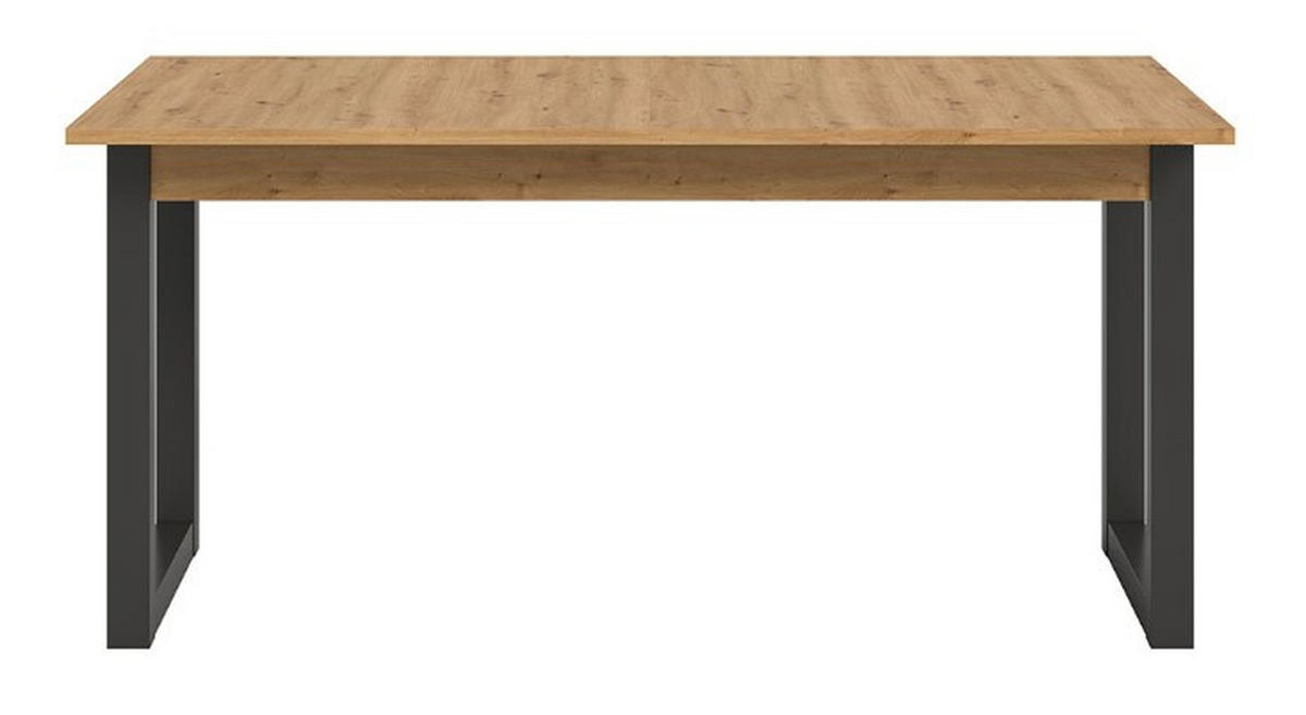 AUSZIEHTISCH Eiche Artisan rechteckig  ausziehbar  - Anthrazit/Eiche Artisan, KONVENTIONELL, Holzwerkstoff (150-190cm) - MID.YOU