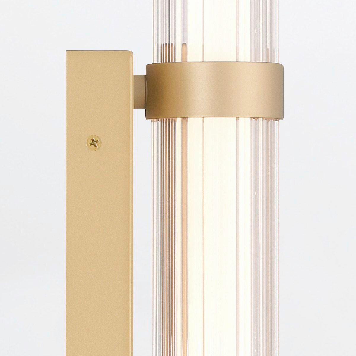 LED-WANDLEUCHTE - Goldfarben, Basics, Glas/Metall (10,1/54/10,1cm) - Elstead Lighting