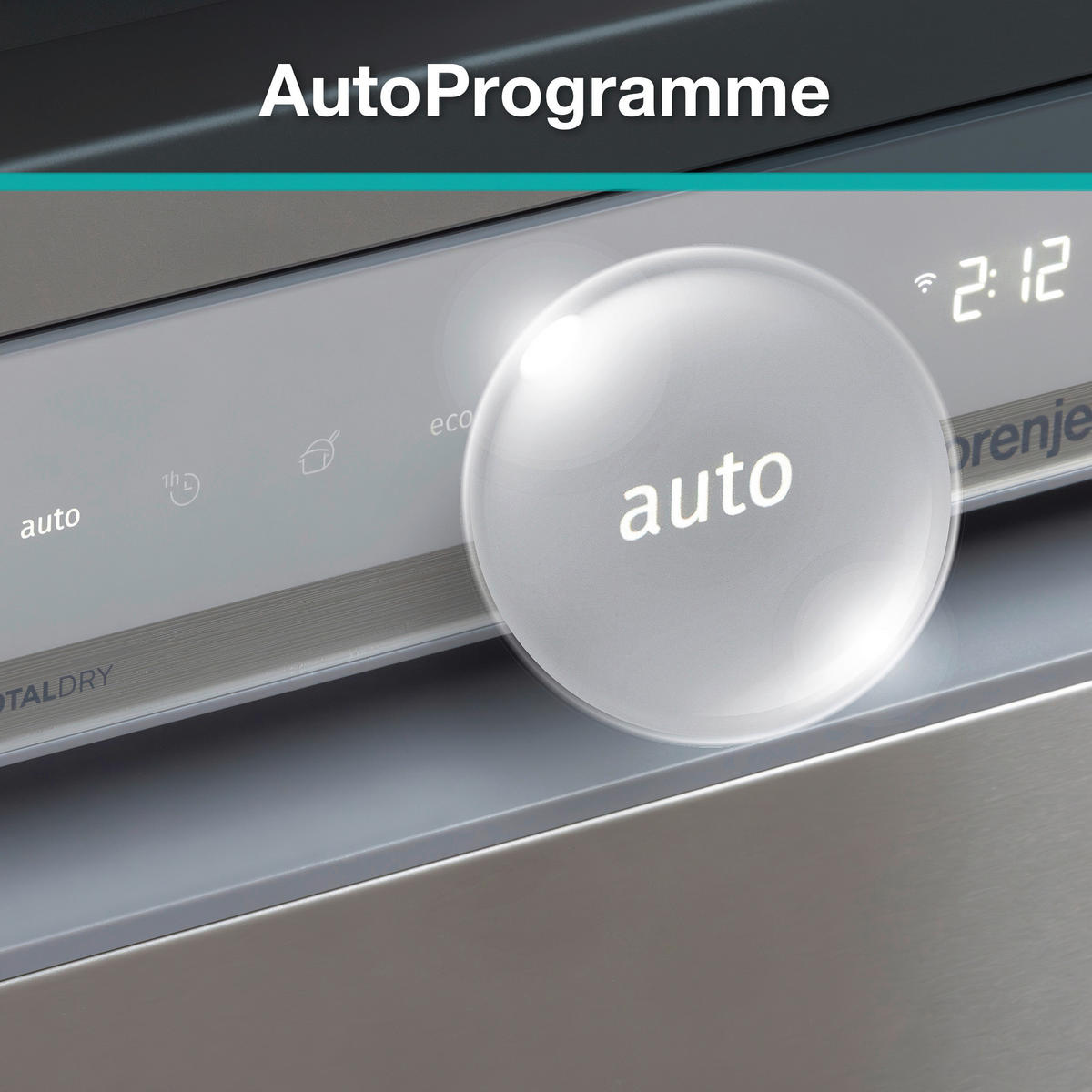 GESCHIRRSPÜLER GI673B90X  - Edelstahlfarben, Trend, Kunststoff/Metall (59,8/81,6/57,5cm) - Gorenje