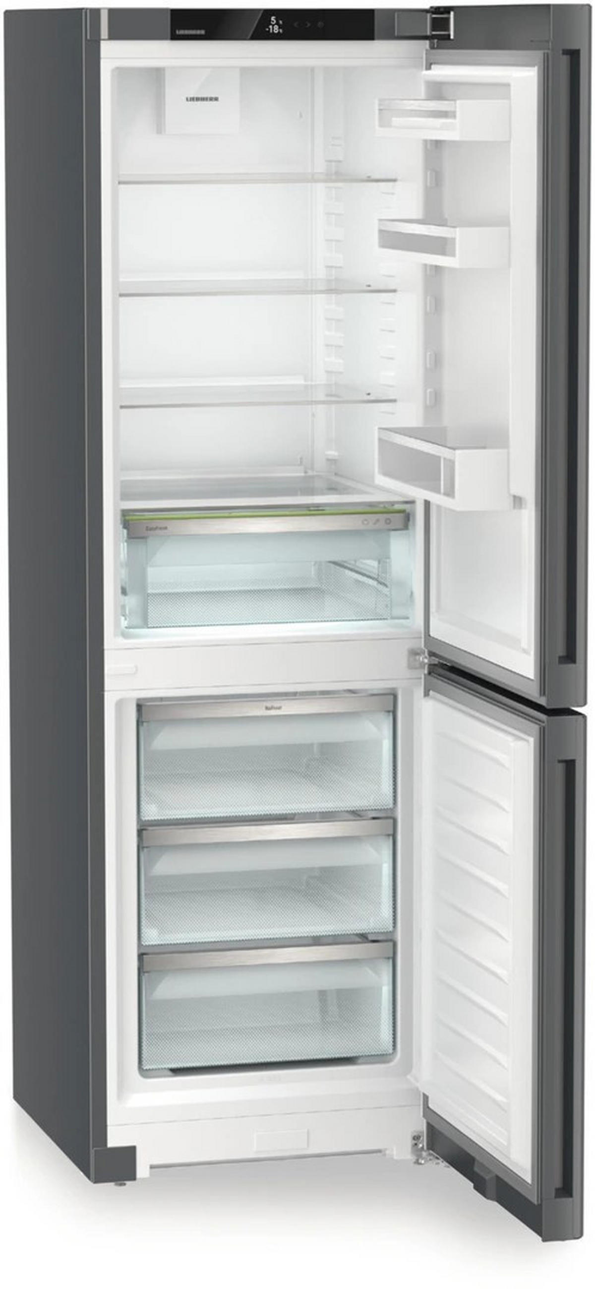 KÜHL-GEFRIER-KOMBINATION CNDGC5203  - Dunkelgrau, Basics, Kunststoff/Metall (59,7/185,5/67,5cm) - Liebherr