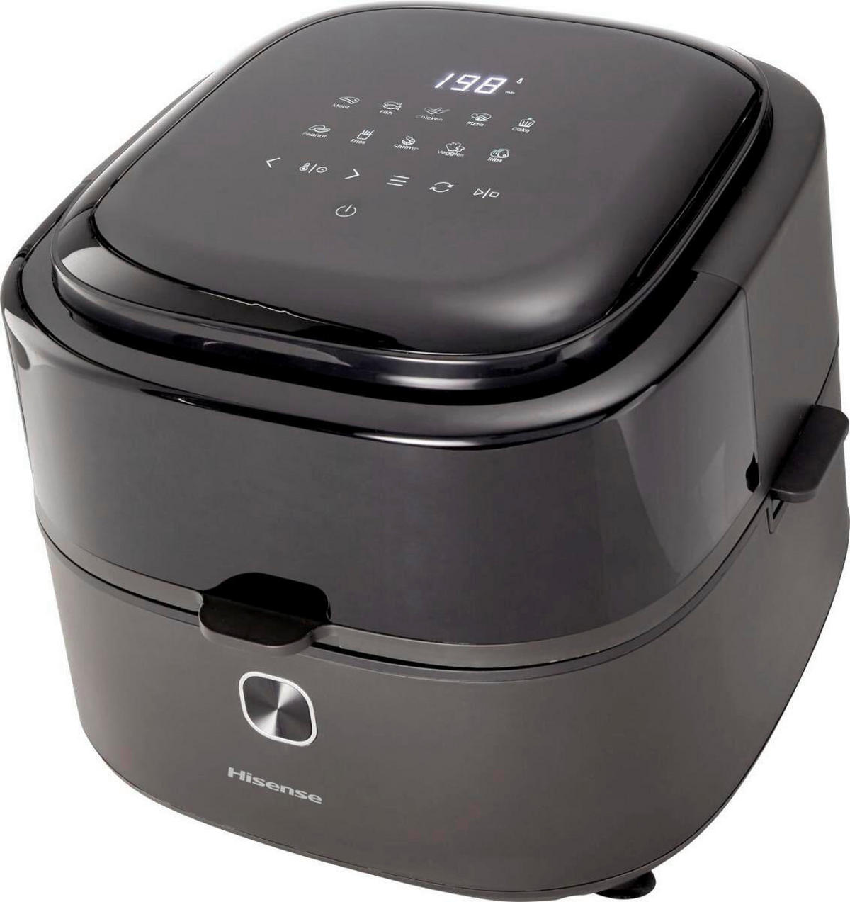 HEISSLUFTFRITTEUSE - Schwarz, Trend (34,9/30,2/27,7cm) - Hisense
