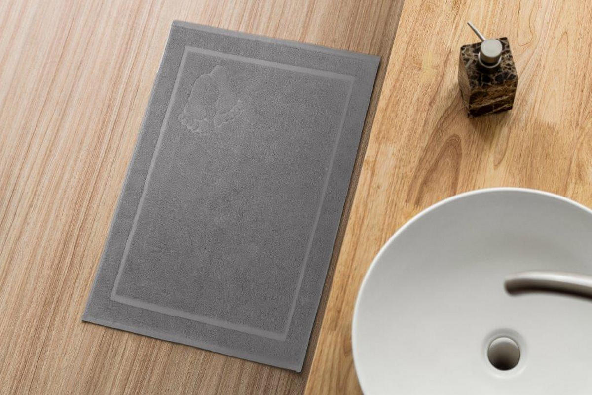 KUPATILSKA PROSTIRKA Bathmat  tamnosiva 50/70 cm  - tamnosiva, Osnovno, tekstil (50/70cm) - Boxxx