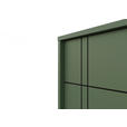 KOMMODE  in 81,8/106/37 cm  - Schwarz/Grün, MODERN, Holzwerkstoff/Kunststoff (81,8/106/37cm) - Carryhome