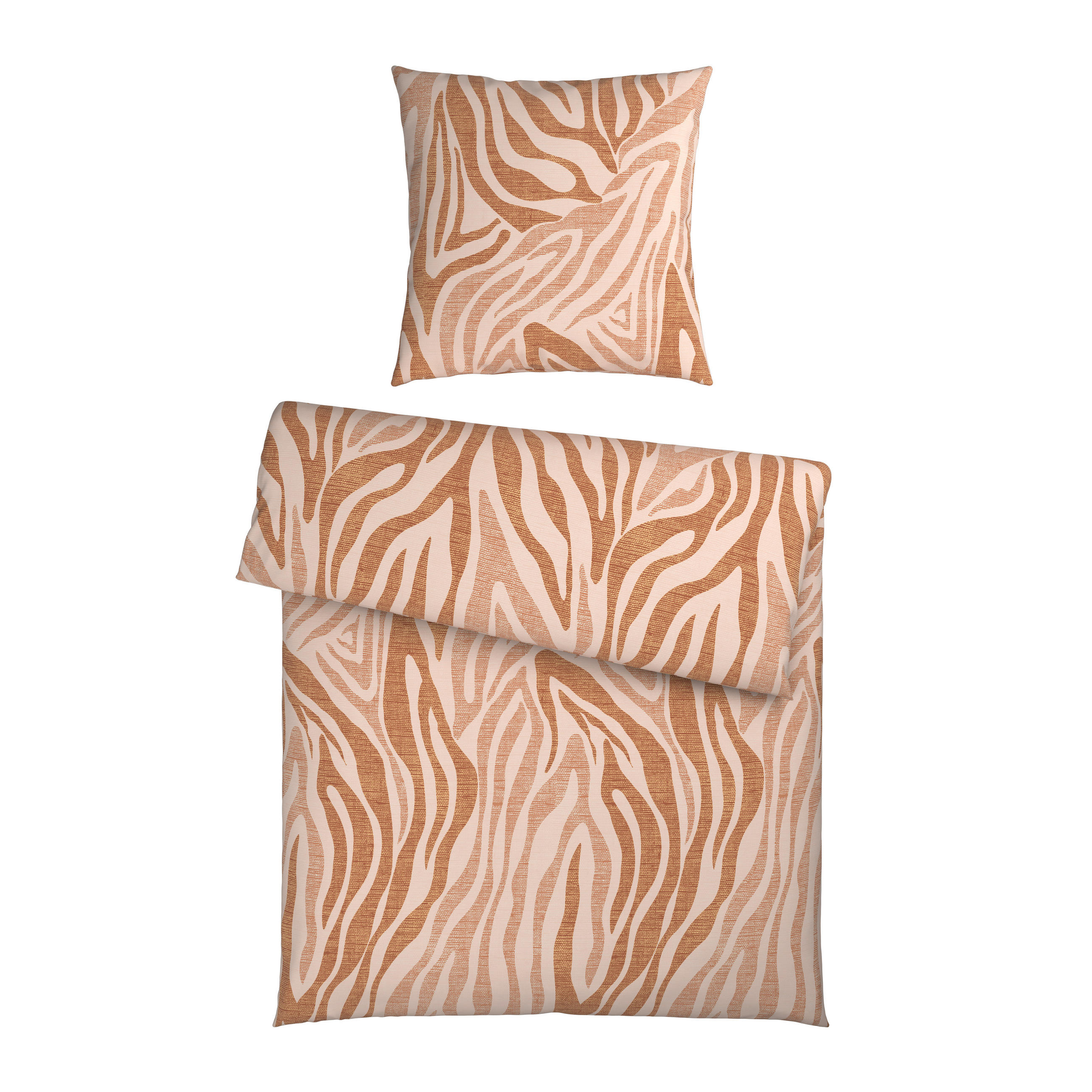 BETTWÄSCHE Flanell 135/200 cm  - Beige, Textil (135/200cm) - Novel