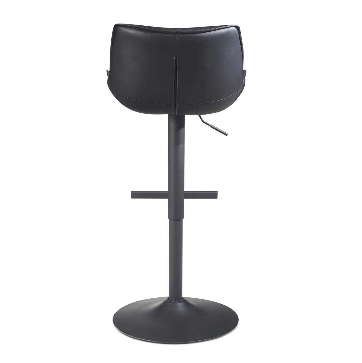 BARHOCKERTextil Schwarz  - Schwarz, Design, Textil/Metall (45/106/55cm) - MID.YOU