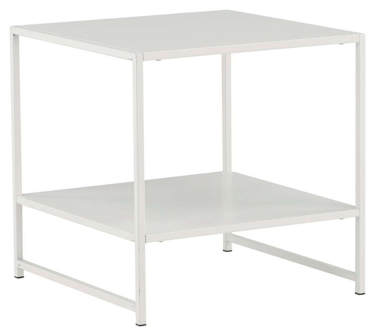 SIDOBORD i metall 50/50/50 cm  - vit, Design, metall (50/50/50cm) - Livetastic