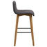 BARHOCKER in Anthrazit, Eichefarben - Eichefarben/Anthrazit, Design, Holz/Textil (44/101/47cm) - Carryhome BARHOCKER in Anthrazit, Eichefarben - Eichefarben/Anthrazit, Design, Holz/Textil (44/101/47cm) - Carryhome