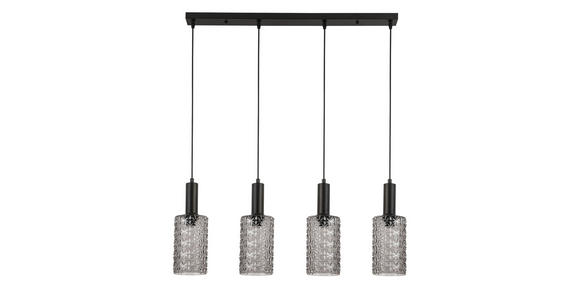 HÄNGELEUCHTE 12/87/120 cm - Schwarz, Basics, Glas/Metall (12/87/120cm) - Novel