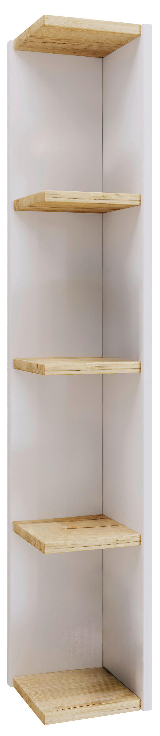 HÖRNHYLLA i 15/97/17 cm honungsek, vit  - vit/honungsek, Design, trämaterial (15/97/17cm) - MID.YOU