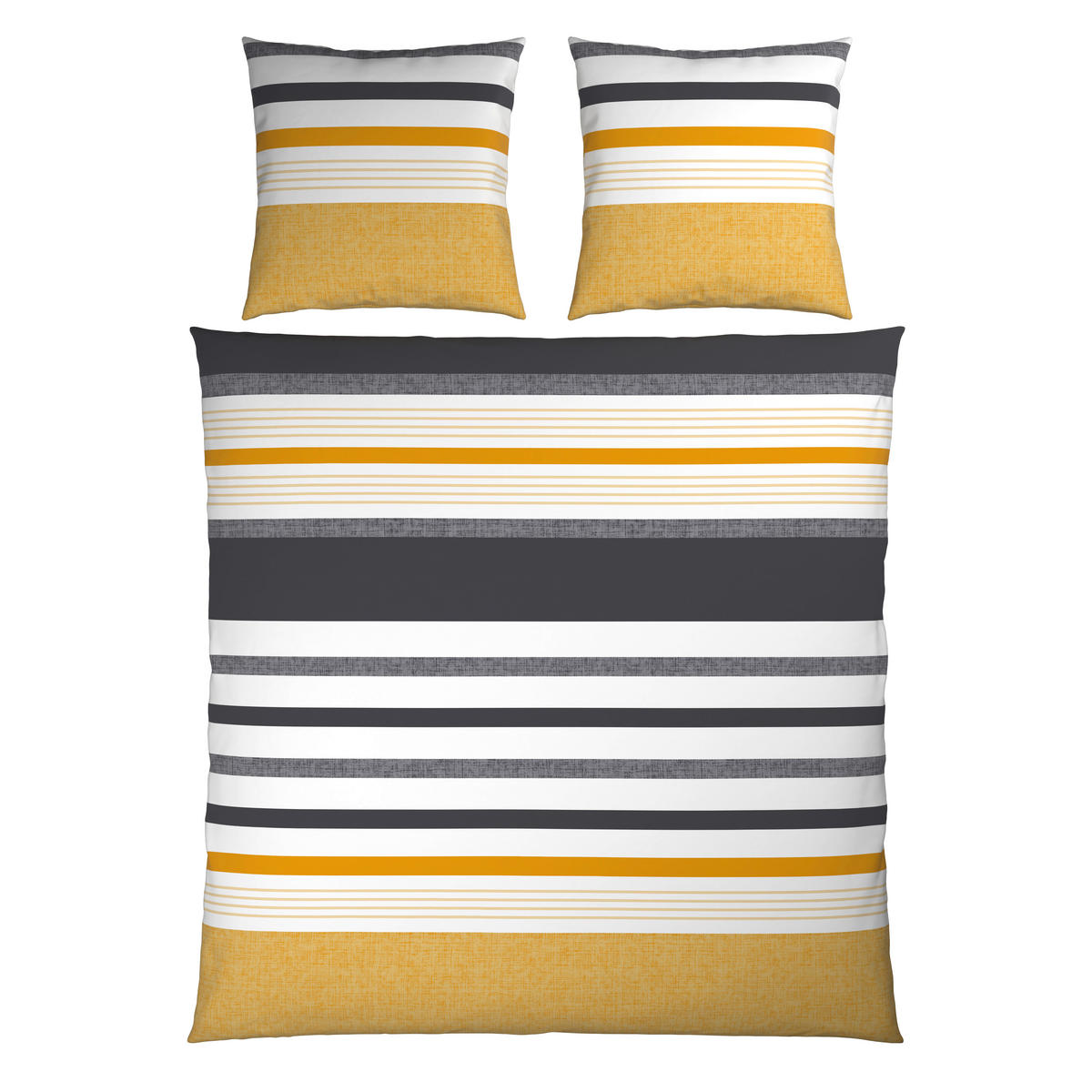 BETTWÄSCHE Elis Renforcé 200/200 cm  - Gelb, KONVENTIONELL, Textil (200/200cm) - Novel