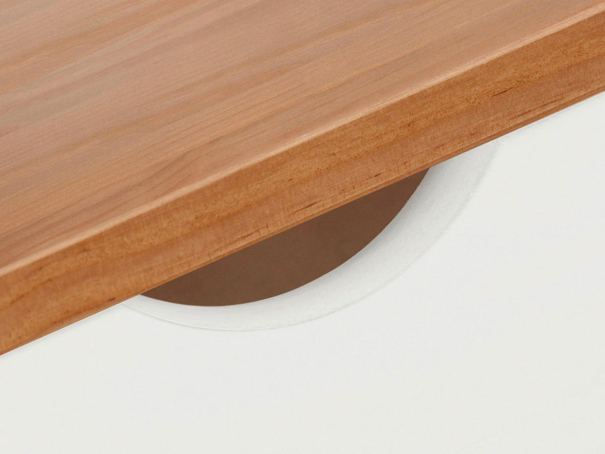 KOMMODE GENOVA, 34/66/39 cm, 6 Schublade(n)  - Silberfarben/Weiß, Design, Holz/Kunststoff (34/66/39cm) - Livetastic