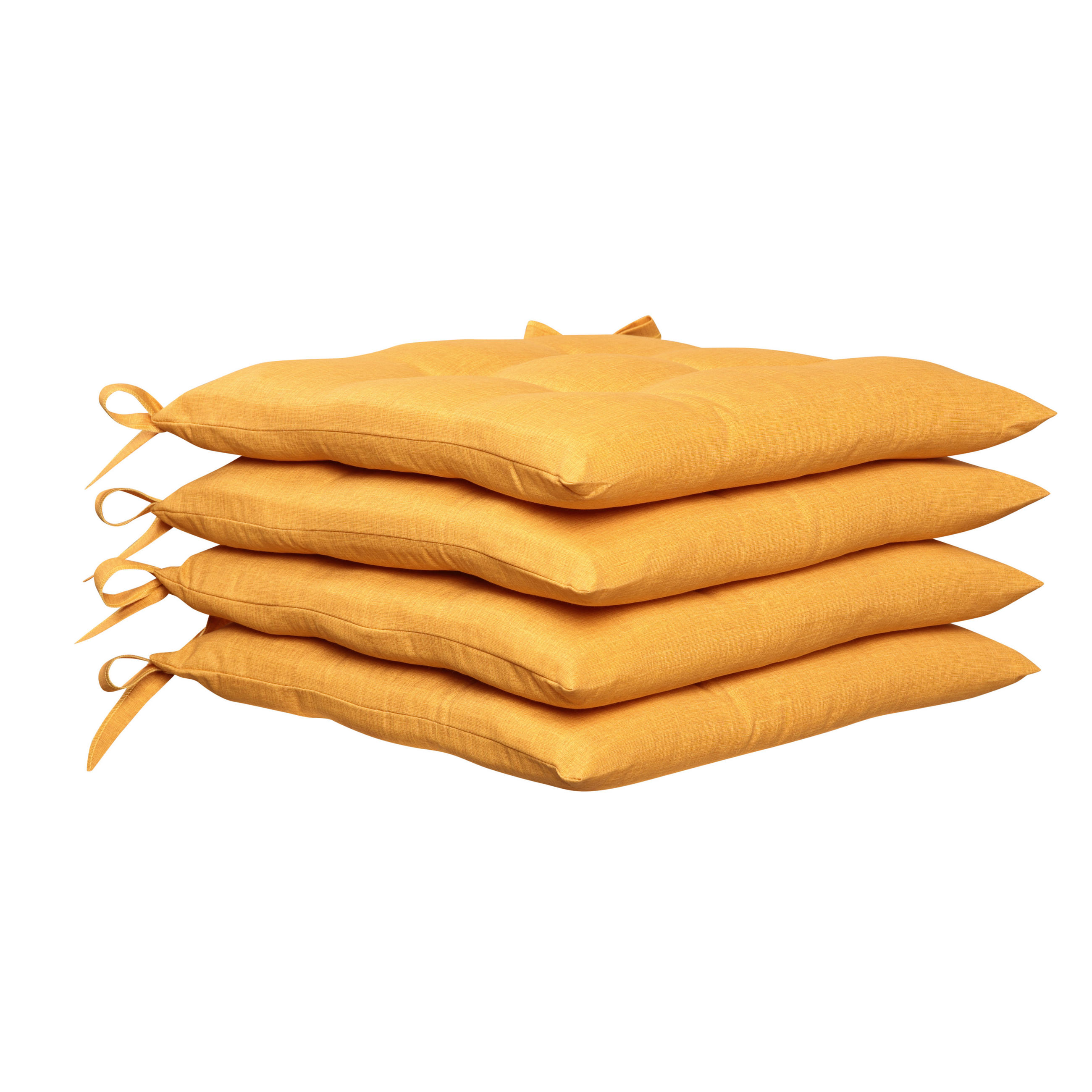 SITZKISSENSET  40/40 cm   - Gelb, Basics, Textil (40/40cm) - Peyer Syntex
