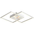LED-DECKENLEUCHTE 42/42/4,5 cm   - Weiß, Basics, Kunststoff/Metall (42/42/4,5cm) - Boxxx