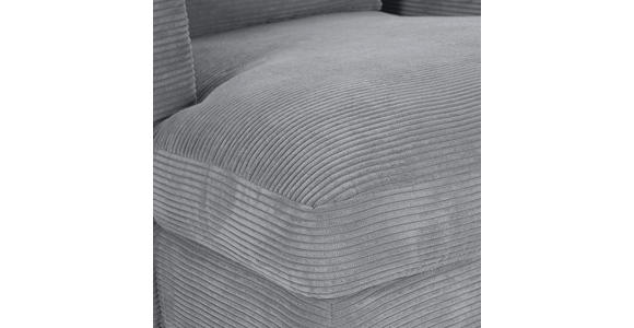 XXL-SESSEL Cord Grau    - Schwarz/Grau, ROMANTIK / LANDHAUS, Kunststoff/Textil (120/67/140cm) - Landscape