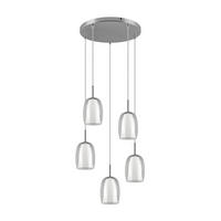 ZÁVĚSNÉ SVÍTIDLO, 48/150 cm  - průhledné/barvy chromu, Basics, kov/sklo (48/150cm)