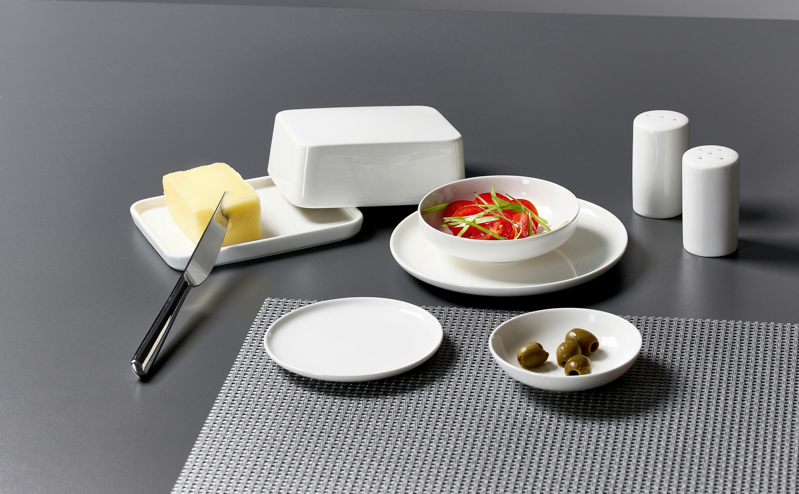 APERITIFTELLER Skagen  - Weiß, LIFESTYLE, Keramik (12/12/1cm) - Ritzenhoff Breker