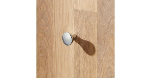 GARDEROBE 3-teilig  in  - Natur, Glas/Holz (120/200/39cm) - Linea Natura