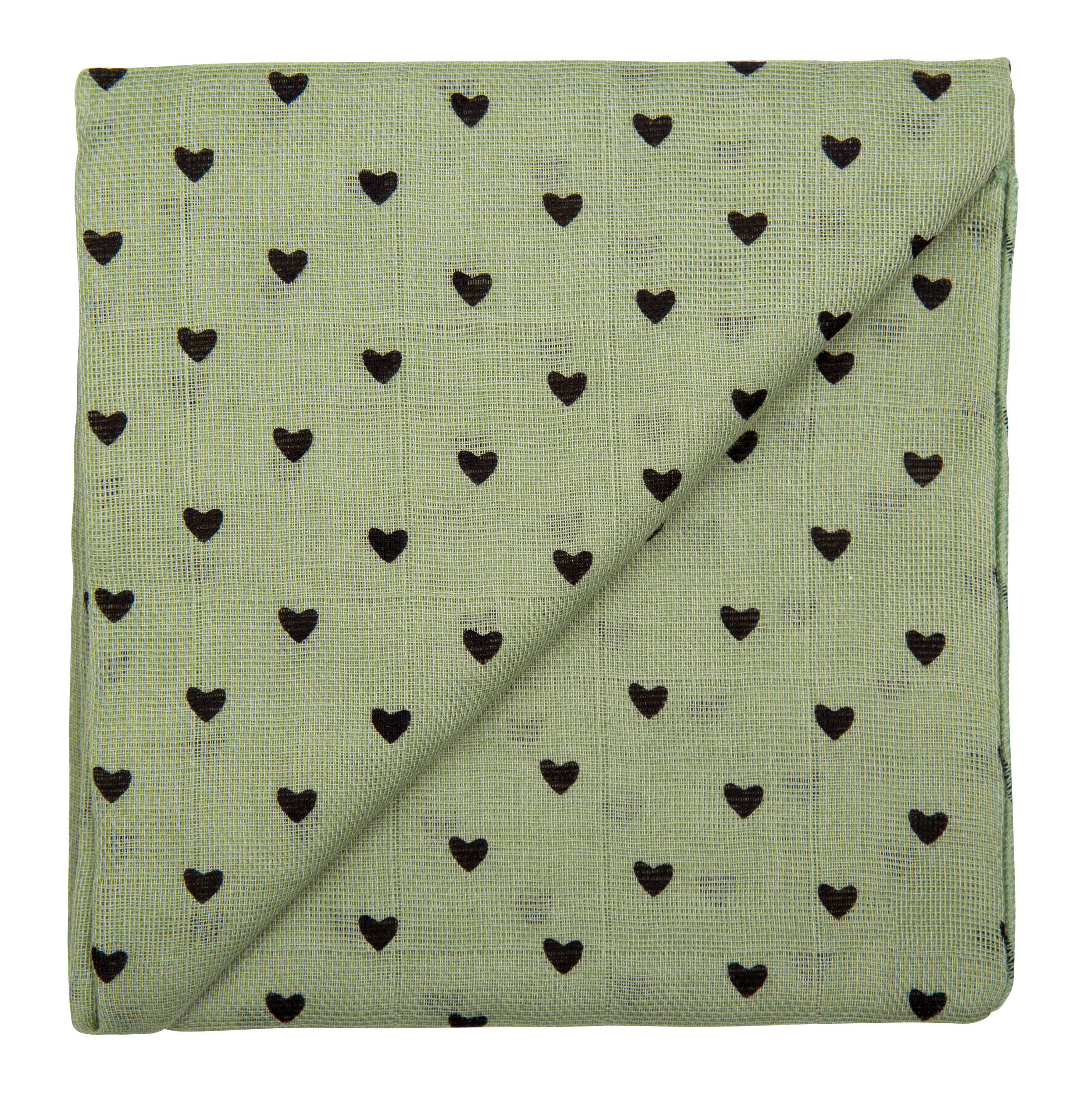 MULLWINDELN    - Anthrazit/Grün, Basics, Textil (60/0.1/60cm) - ZEWI