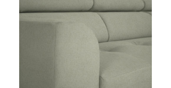 ECKSOFA  in Chenille Creme  280/205 cm  - Creme/Schwarz, Design, Textil/Metall (280/205cm) - Xora