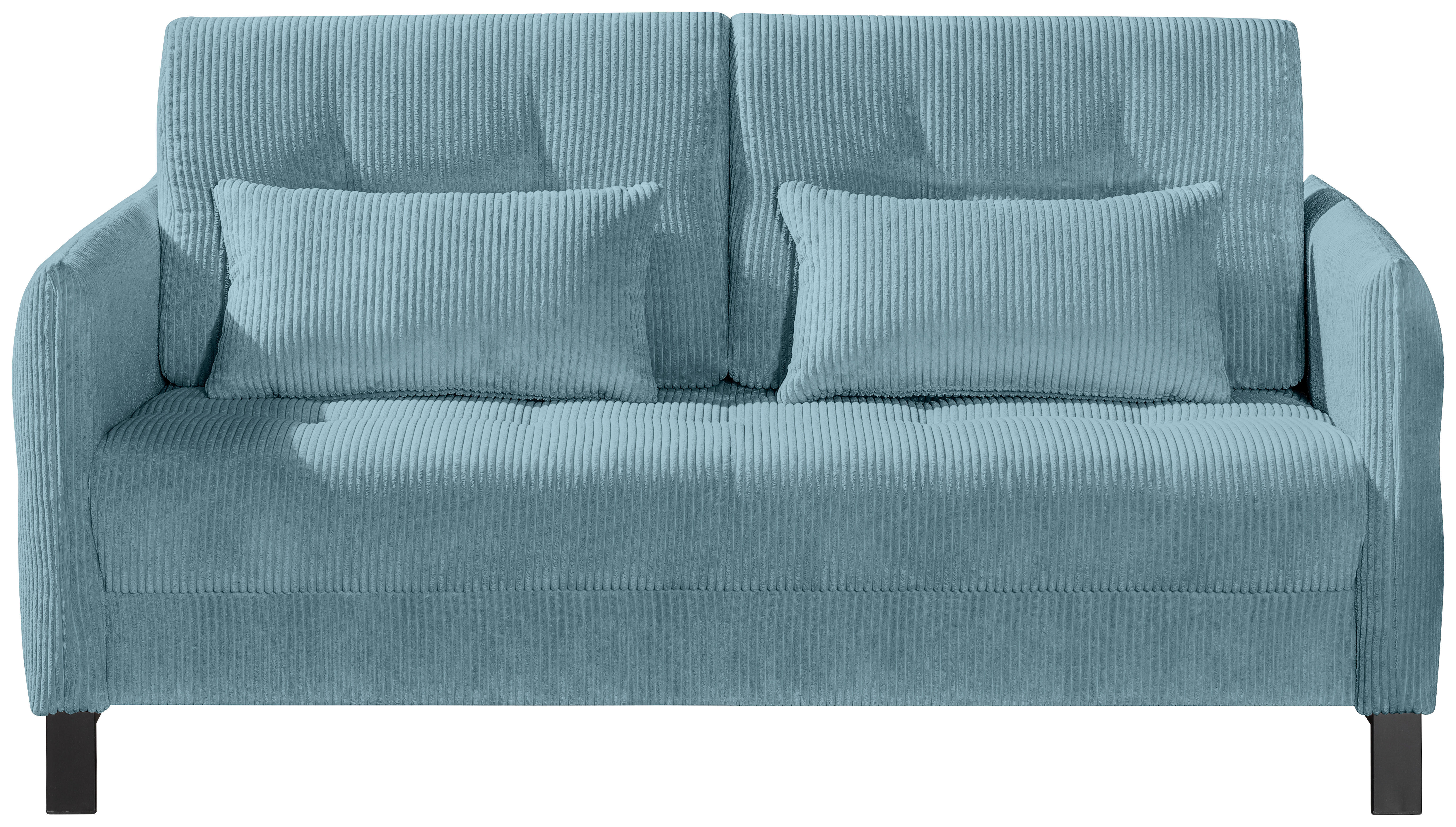 SCHLAFSOFA in Textil Türkis  - Türkis/Schwarz, Modern, Textil/Metall (150/88/110cm) - Novel