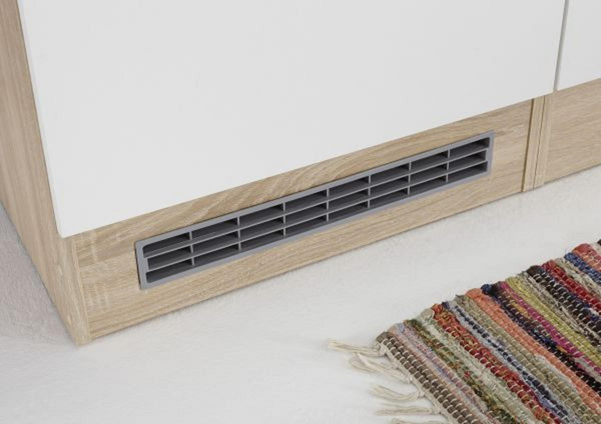 BLOK KUHINJA BEZ APARATA  bela, sonoma hrast  - sonoma hrast/bela, Moderno, pločasti materijal (270/195/60cm) - Xora